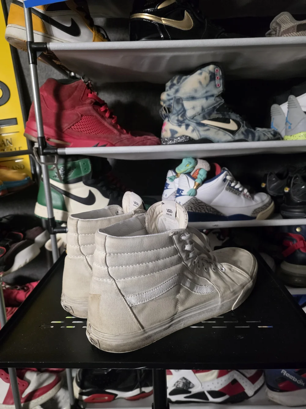 🔥 Vans Men Size 12 Beige High-Top Skate Sneakers